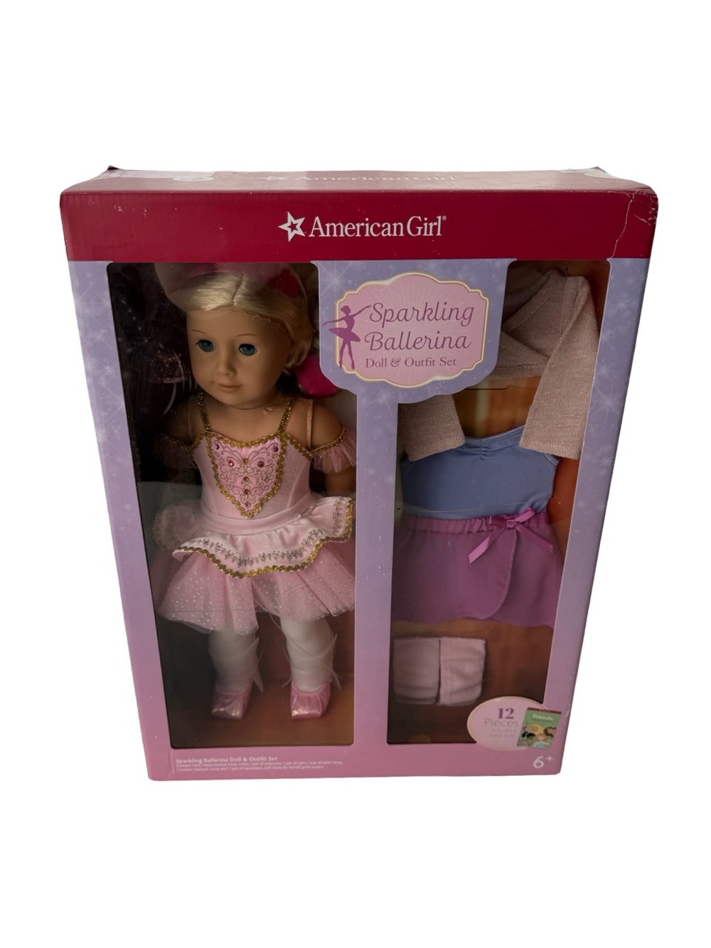 American Girl Exclusive Blonde Sparkling Ballerina Doll & Outfit Set NIB